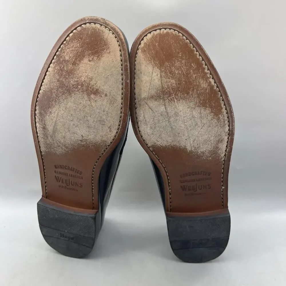 G.H. Bass Weejuns Logan Penny Loafers Men Size 15 3E Black Leather Slip On Shoes
